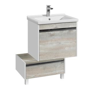 Тумба под раковину Акватон Капри 60см бетон пайн 1A230101KPDA0